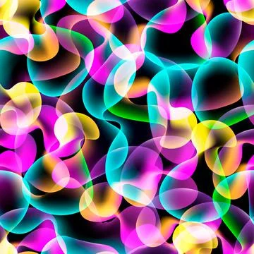 Seamless pattern Abstract liquid lava lamp colorful background design Stock Illustration