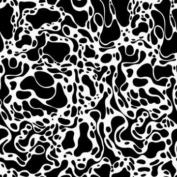 Seamless pattern with abstract organic shapes. Vector Stock Illustration