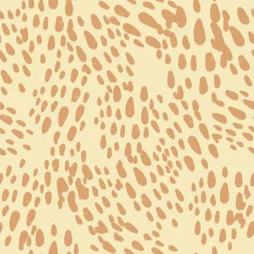 A seamless pattern of abstract organic shapes featuring texture, hand-painted Illustrazione stock