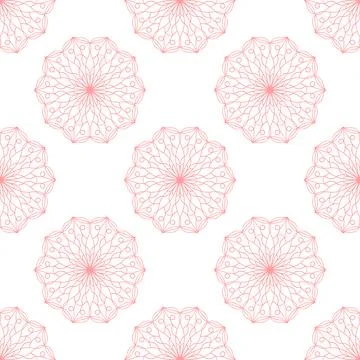 Seamless pattern with abstract ornaments. Colorful texture for surface desi.. Stockillustratie