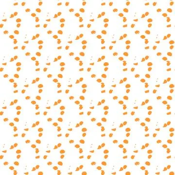 Seamless pattern with abstract ornaments. Neutral background. Stock Illustration