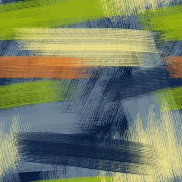 Seamless Pattern Abstract Painting Textural Brushstrokes Multicolored Stock Illustration