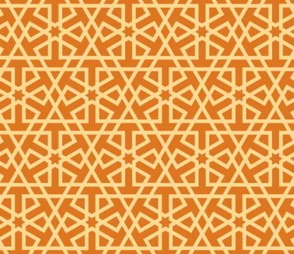 Seamless Pattern Abstract Patchwork With Geometric Ornament In Vintage Asian Illustrazione stock