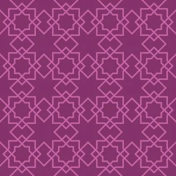 Seamless Pattern Abstract Patchwork With Geometric Ornament In Vintage Asian Stock Illustration