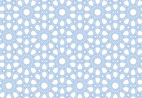 Seamless Pattern Abstract Patchwork With Geometric Ornament In Vintage Asian Stockillustratie