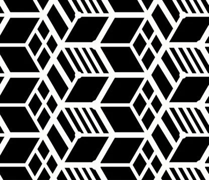 Seamless Pattern Abstract Patchwork With Geometric Ornament In Vintage Asian Stock Illustration