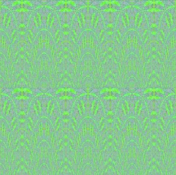 Seamless pattern abstract plants green gray Stock Illustration