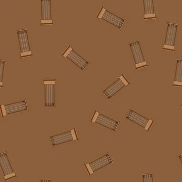 Seamless pattern abstract podium cartoon vector Stock Illustration