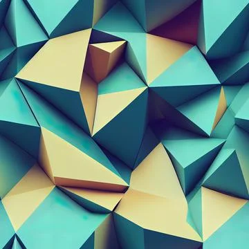 Seamless pattern, abstract polygonal mosaic background consisting of triangle 스톡 일러스트