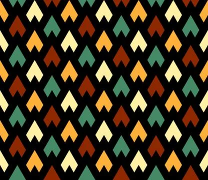 Seamless Pattern. Abstract Psychedelic Art Background. Vector Il Illustrazione stock