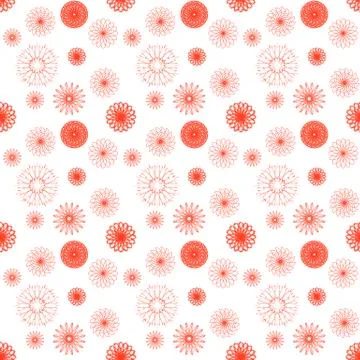 Seamless Pattern. Abstract Psychedelic Art Background.  Il Illustrazione stock