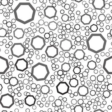 Seamless Pattern. Abstract Psychedelic Art Background. Vector Illustration. Stock Illustration