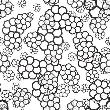 Seamless Pattern. Abstract Psychedelic Art Background. Illustration. Stock Illustration