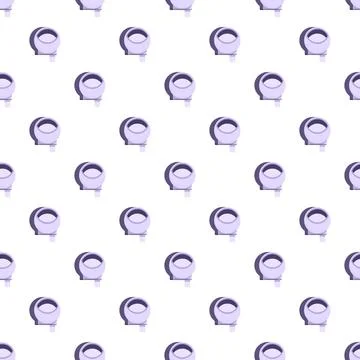Seamless pattern with abstract purple geometric shapes Stockillustratie
