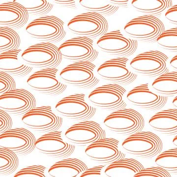Seamless pattern with abstract red circles Stock Illustration