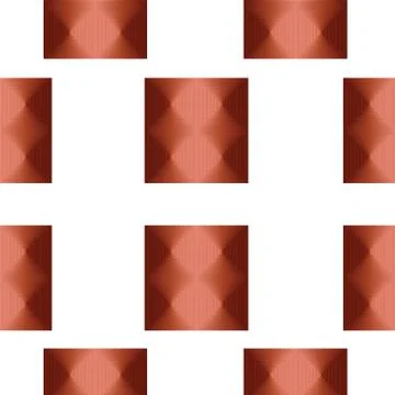 Seamless pattern with abstract red squares vector Stock Illustration
