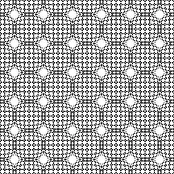 Seamless pattern with abstract round 3d halftone sphere Stock Illustration