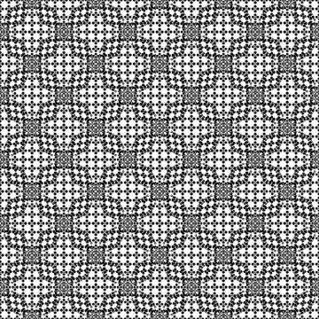 Seamless pattern with abstract round 3d halftone sphere Illustrazione stock