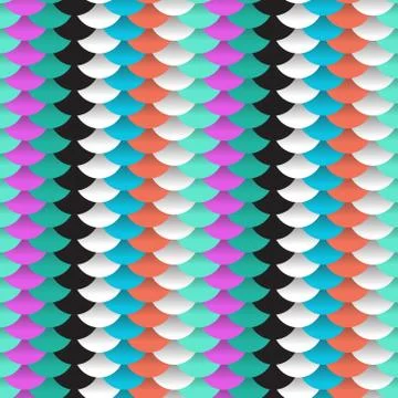 Seamless pattern abstract scales simple background with circle pattern lilac  Stock Illustration