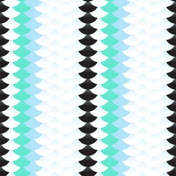Seamless pattern abstract scales simple background with circle pattern marine Illustrazione stock