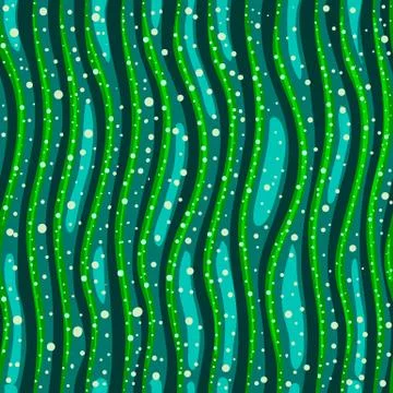 Seamless pattern with abstract sea background Stock Illustration