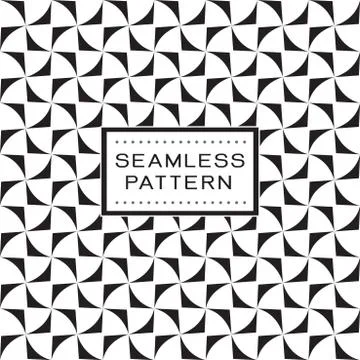 Seamless pattern with abstract shape and simple geometric concept. イラスト素材