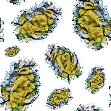 Seamless pattern with abstract shapes, design element Stock Illustration