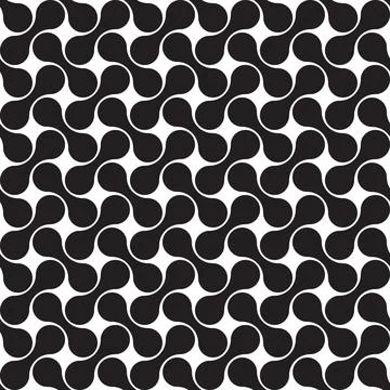 Seamless pattern, abstract shapes. Vector geometric background. Stock-Illustration