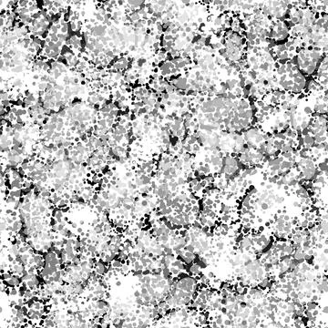 Seamless pattern with abstract spots. Monochrome Neurography shapes texture Иллюстрация
