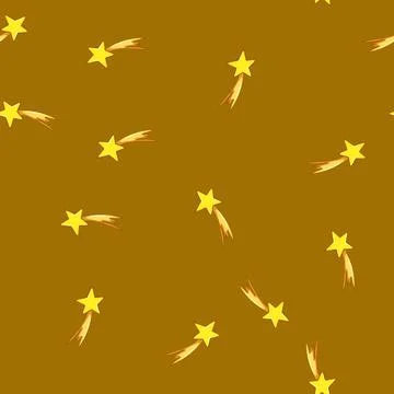 Seamless pattern abstract star shoot cartoon vector イラスト素材