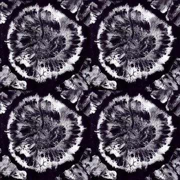 Seamless pattern from Abstract textured black and white blur fluid acrylic el Stock Illustration