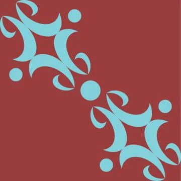 Seamless pattern on abstract theme Stock Illustration