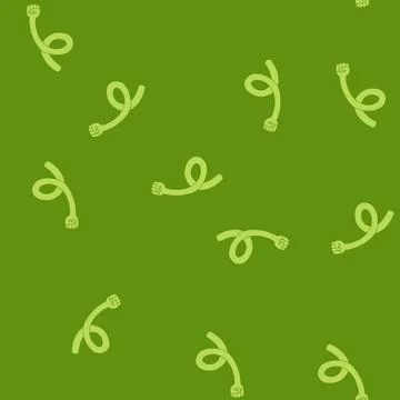 Seamless pattern abstract twisted hands cartoon vector Stock Illustration