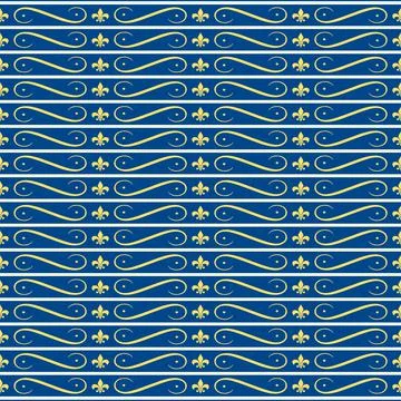 Seamless pattern abstract vector blue and yellow colors Stock Illustration