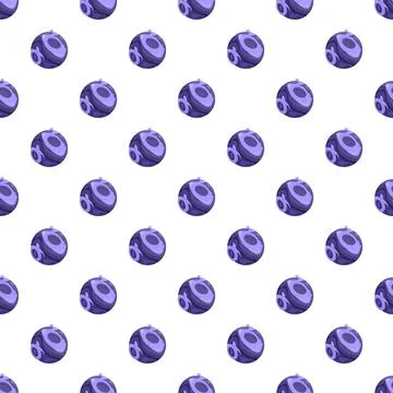 Seamless pattern with abstract violet colored orbs 스톡 일러스트