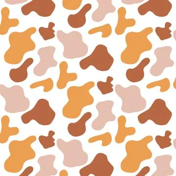 Seamless pattern with abstractions in boho style. Illustrazione stock