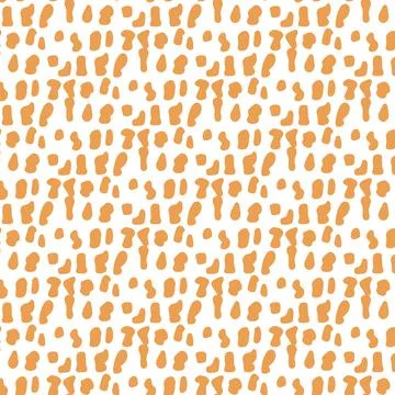 Seamless pattern with abstractions in boho style. Illustrazione stock