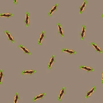 Seamless pattern abyss pit cartoon vector Stock Illustration