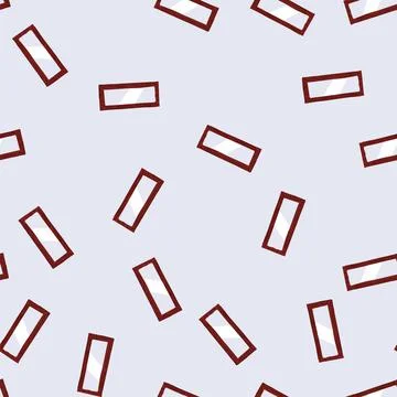 Seamless pattern accent wall mirror cartoon vector Stock Illustration