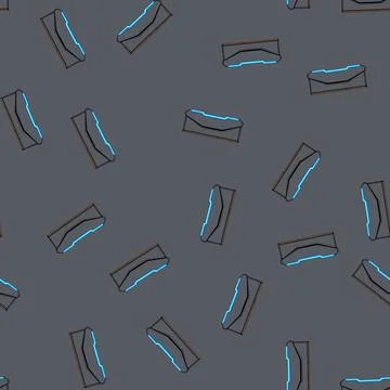 Seamless pattern access desktop memory cartoon vector Stock-Illustration