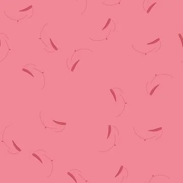 Seamless pattern accessory beret cartoon vector Stock Illustration