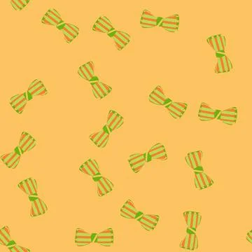 Seamless pattern accessory bow ties men cartoon vector Illustrazione stock