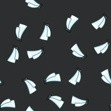 Seamless pattern accolade glass trophy cartoon vector 库存插图