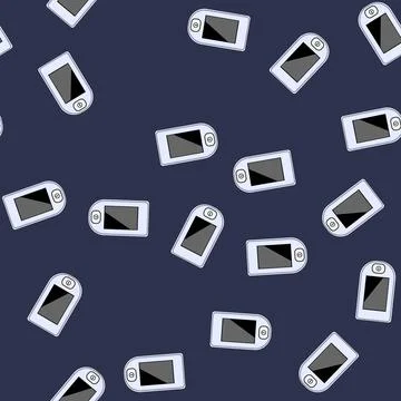 Seamless pattern accuracy oxygen fingertip monitor cartoon vector 스톡 일러스트