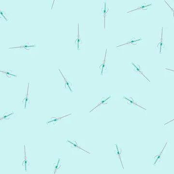 Seamless pattern accuracy rain gauge cartoon vector Illustrazione stock