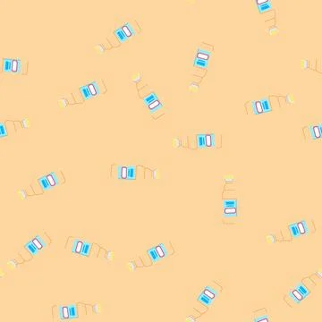 Seamless pattern acid vinegar organic cartoon vector Stock Illustration