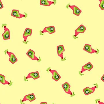 Seamless pattern acid wheel cleaner cartoon vector Ilustración de archivo