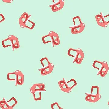 Seamless pattern adjustable bath seat baby cartoon vector Stock Illustration