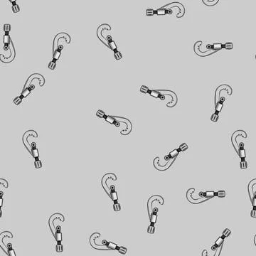 Seamless pattern adjustable pipe cutter cartoon vector Stock Illustration