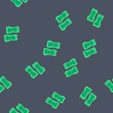 Seamless pattern adult shin guards cartoon vector Stock Illustration